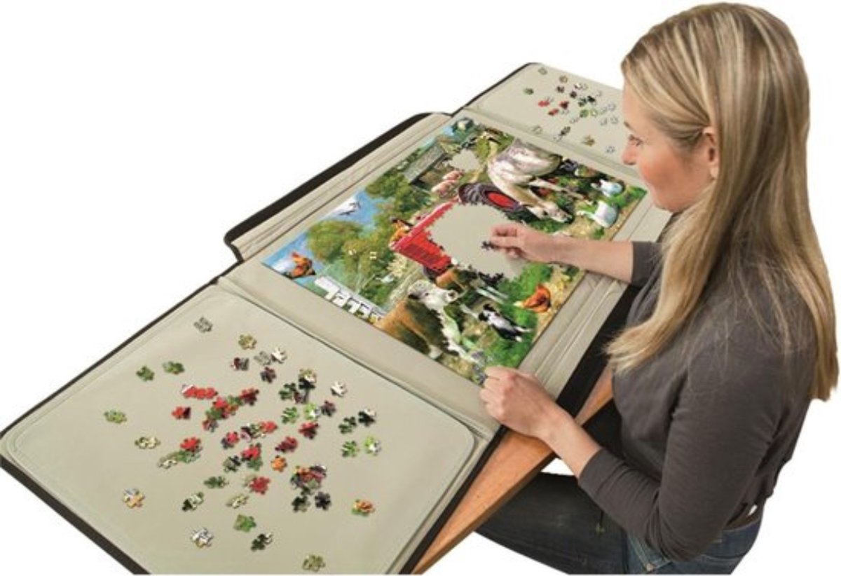 DiverseGoods Puzzelmat - Puzzelkoffer - Puzzelbord - Puzzelrol - Puzzelmat voor Legpuzzel - Premium
