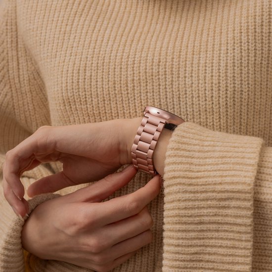 Bracelet en acier Strap-it® pour Samsung Galaxy Watch 4 - Rose