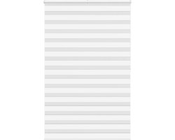 vidaXL - Zebra - rolgordijn - 150x200 - cm - stofbreedte - 145,9cm - polyester - wit