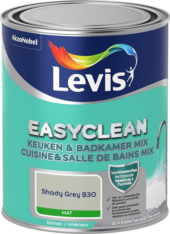Boîte Levis EasyClean Cuisine & Salle de bains Mix Shady Grey B30 MAT.