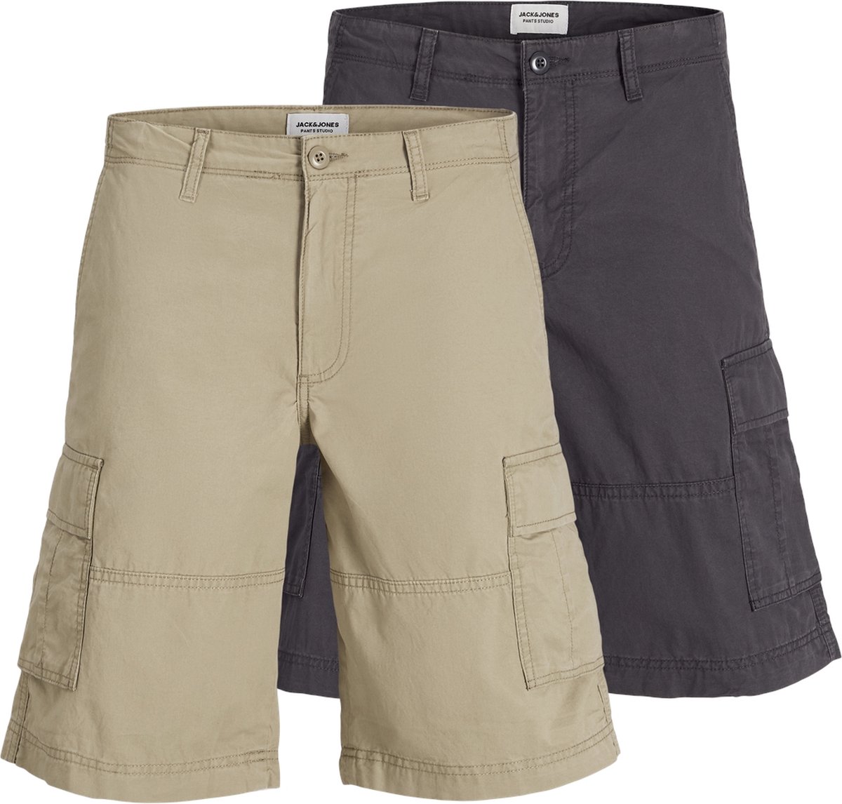 JACK&JONES - JPSTCALLE JJCAMPAIGN SHORT 2-PACK - Heren - Bermuda shorts