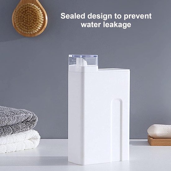 Wasmiddeldispensers - wasmiddelcontainers | Draagbare wasmiddelcontainer - Wasverzachter Organizer en navulbare fles voor waspoeder, opbergaccessoires