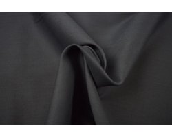 Katoen stof - Per meter - 1 meter - Poplin katoen uni - Donkergrijs