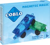 Coblo Uitbreidingsset - Classic auto onderstellen - Magnetisch speelgoed - Auto Speelgoed - STEM speelgoed - Cadeau kind - Speelgoed 3 jaar t/m 12 jaar