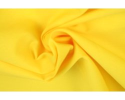Katoen stof - Per meter - 1 meter - Poplin katoen uni - Geel