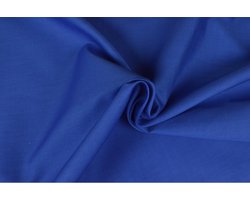 Katoen stof - Per meter - 1 meter - Poplin katoen uni - Blauw
