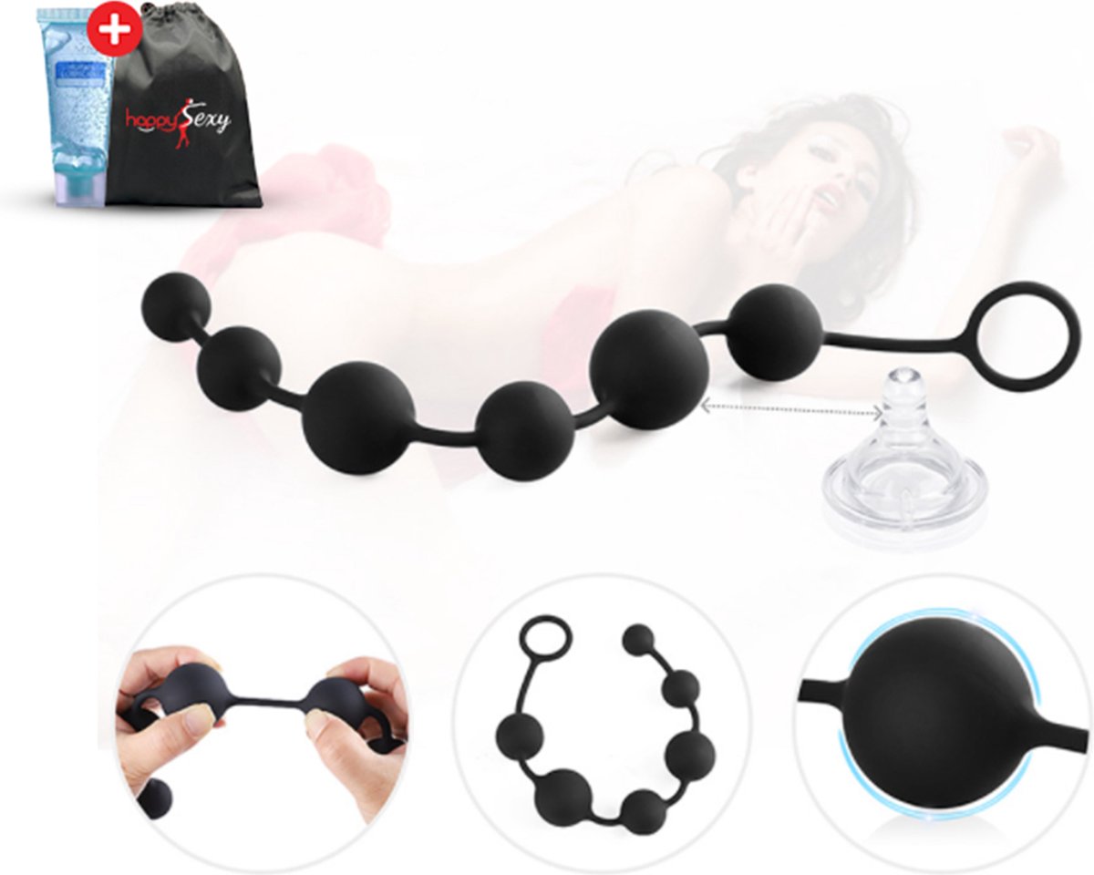 HappySexy Anal Beads Kralen Ketting – Anale speeltjes Vaginale balletjes – Anaal Snake Dildo Buttplug Ballen - Gay Hetero Sex Toys