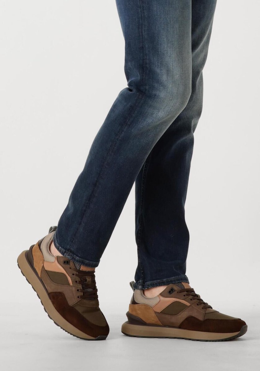 CLAY 13833 Sneakers - Nubuck - Heren - Bruin - Maat 41