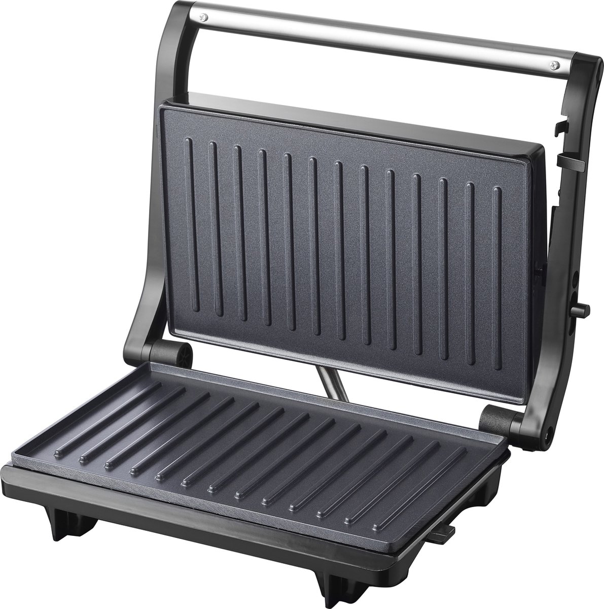 Tomado TGC2001S - Tosti apparaat - 2 Tosti's - PFAS vrij - Contactgrill - Grill apparaat - Tosti ijzer - Zwart/rvs - 750 watt — cadeau in Kookcadeaus - foto 5
