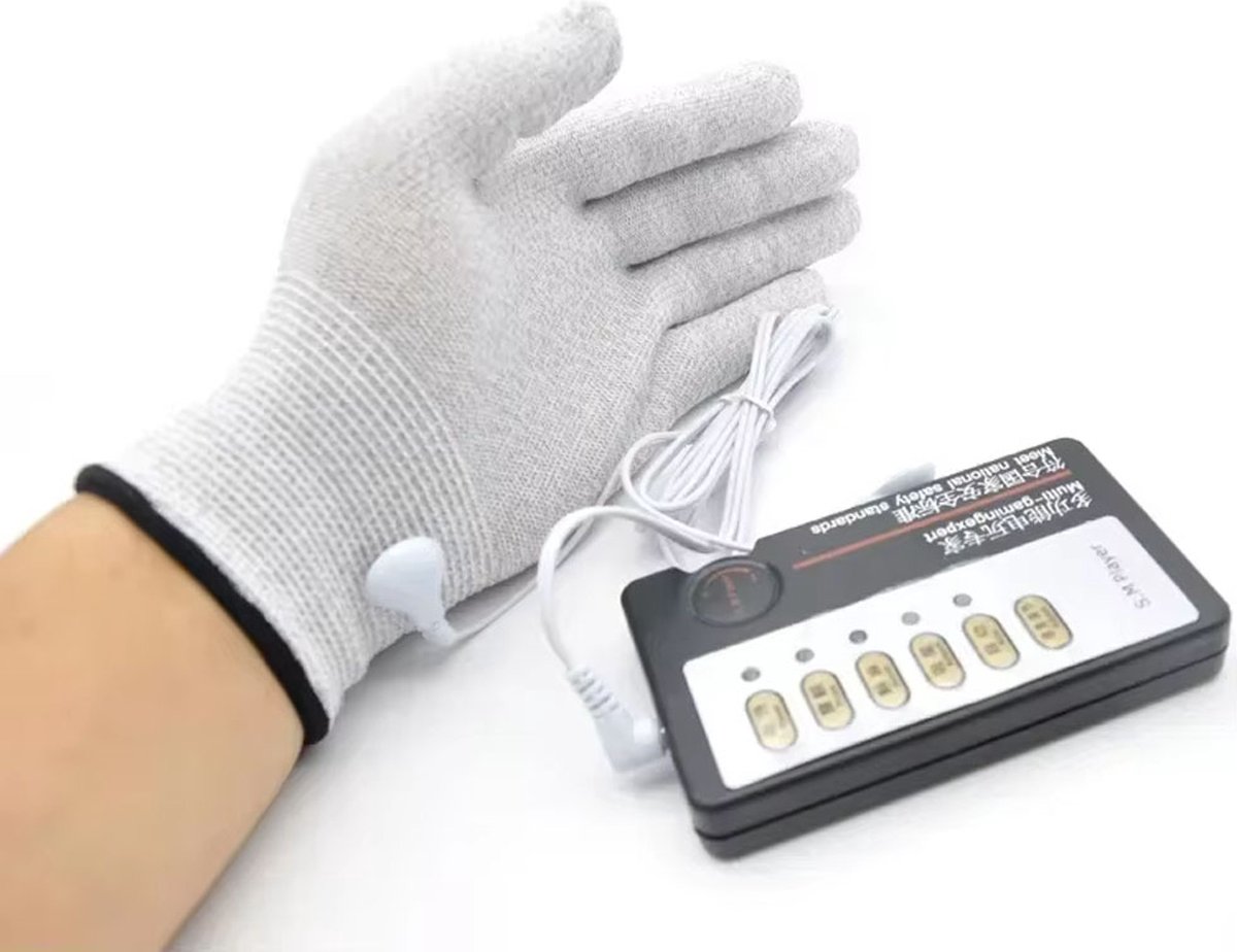 E-stim geleidende handschoenen - Elektrische erotische simulatie - Intieme delen - Massage - Met afstandsbediening
