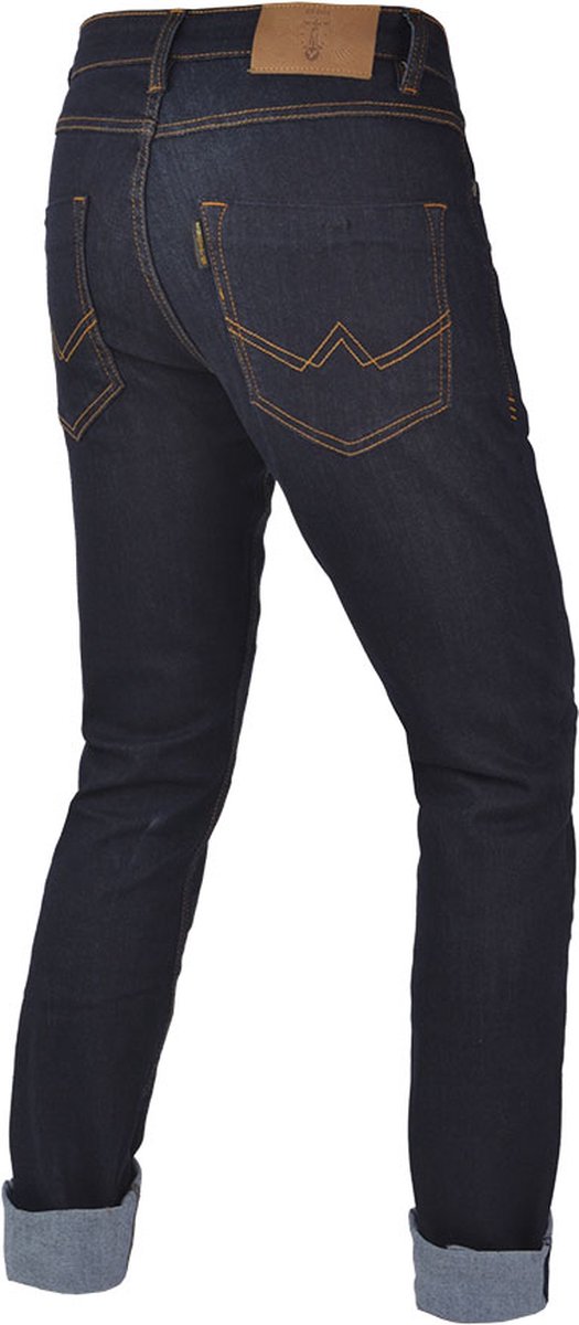 By city-route II -man-motorbroek-jeans-heren-protectie-CE gecertificeerd-donkerblauw-36-XL – foto 2