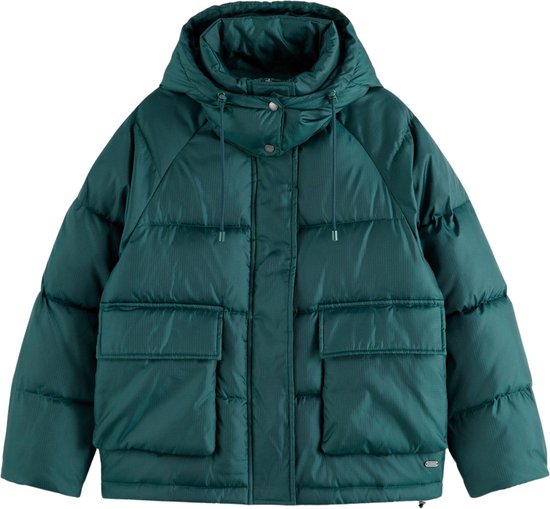 Veste Femme Scotch & Soda SHORT RIPSTOP PUFFER - Taille M