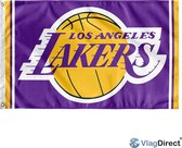 VlagDirect - Los Angeles Lakers vlag - Los Angeles Lakers basketbalteam vlag - 90 x 150 cm.