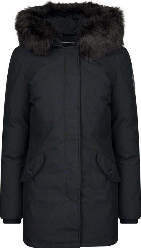 Paragoose - Dames Winterjas Nina Black Bont-Model 2025