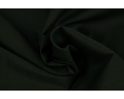 Katoen stof - Per meter - 1 meter - Poplin katoen uni - Zwart