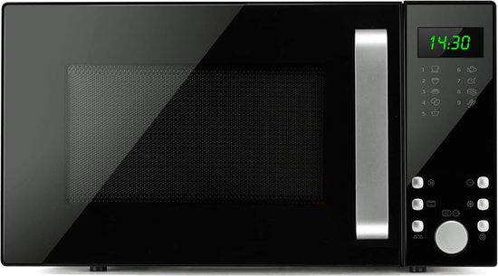 White-label® Combi Magnetron - Combimagnetron Vrijstaand - Heteluchtoven - Inbouw Mogelijk - 1000W - Zwart