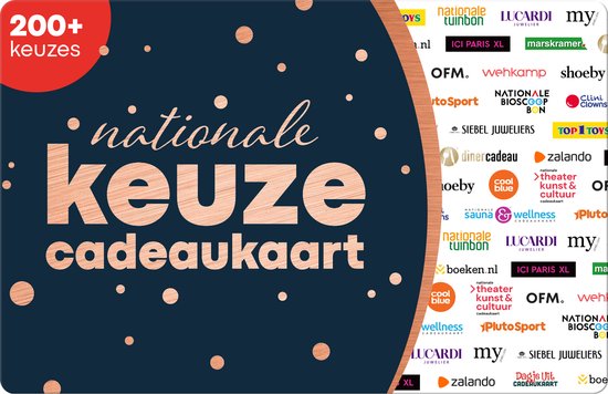 Nationale Keuze Cadeaukaart - 250 euro | bol