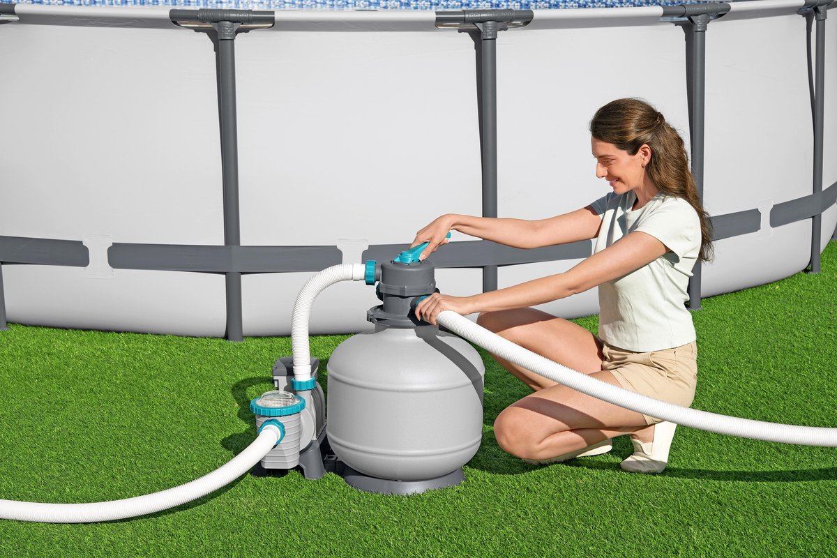 Bestway® 8.327 L Zandfilterpomp voor Bovengrondse Zwembaden – foto 3