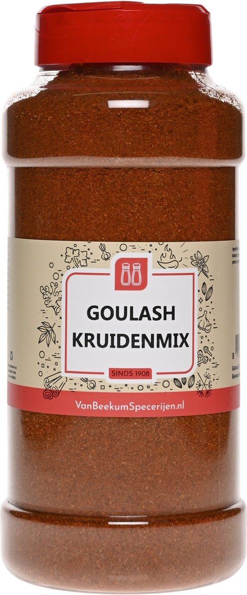Goedkoopste Van Beekum Specerijen - Goulash Kruidenmix - Strooibus 600 gram