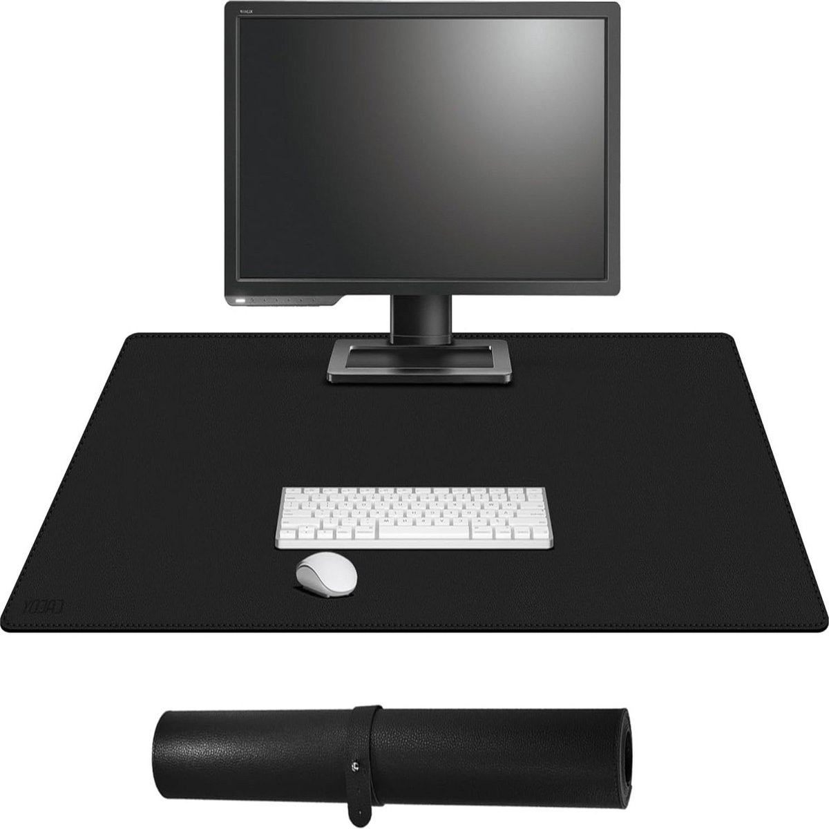 oCreon Lederen Bureauonderlegger 91x50 cm - XXL Muismat - Waterdicht - PU Lederen Schrijfblok