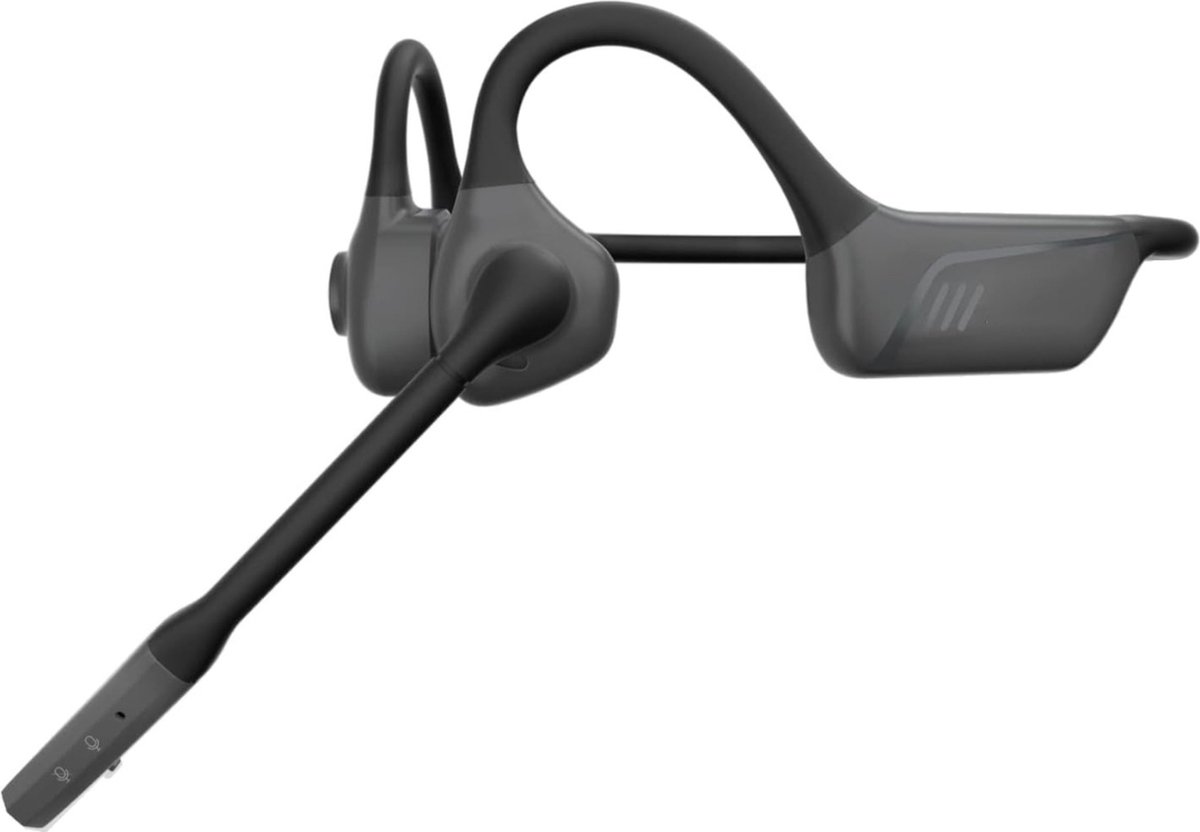 White-Label® Bone Conduction Headphone - Koptelefoon voor Activiteiten - Draadloos - Zwart