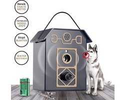 LotaHome - Anti Blaf Apparaat - Luxe Hondentrainer - Diervriendelijk - Zonder schok - Waterbestendig - Anti blafband voor alle honden - Instelbare Ultrasone Niveauregeling - 4 standen - Inclusief Hondenfluit, 9V Batterij en Bevestigingsmateriaal