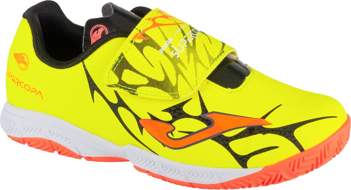 Joma Super Copa Jr 2509 IN SCJS2509INV, voor een jongen, Geel, Indoorschoenen, maat: 25