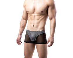 Sexy Heren Boxer - Ondeugend Versierde Mannen Boxershort - Heren Mode | ( XL ) | LekkerStout | ( LS216 )