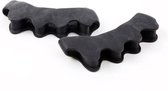 New Age Devi - Teencorrector voor Hallux Valgus - Grote teen - Zwart - 2 stuks