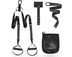 Gymtek® TRX Suspension Trainer Set - Weerstandsbandenset, Fitnessbanden, Weerstandsbanden, TRX Resistance Band - voor Fitness, Krachttraining, Fysiotherapie, Calisthenics, Crossfit
