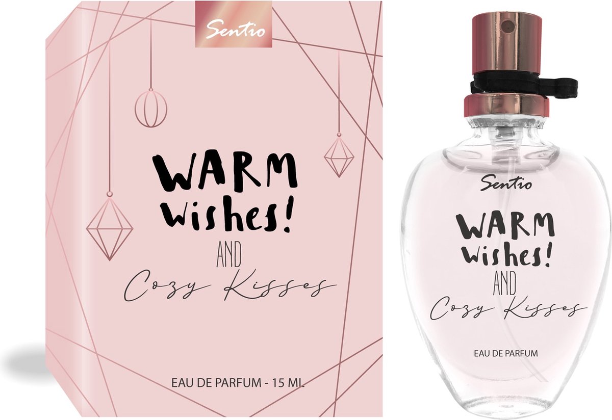 Goedkoopste SENTIO Warme wensen! And Cozy Kisses Eau de Parfum 15 ml - Miniparfum - Love - Liefde - Cadeau - Bloemig - Houtig - Comfort
