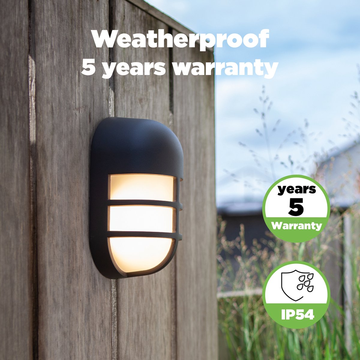 Lutec Bullo - LED wandlamp voor buiten - Premium aluminium