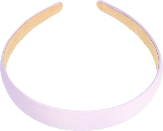 Haarband Diadeem 2cm - Gladde Satijnen Stof - Effen Kleur - Grijs