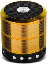 AnyPrice® Draagbare Bluetooth Speaker - Mini Bluetooth Speakers - Kinderen & Volwassen - Thuis en Buiten - Goud