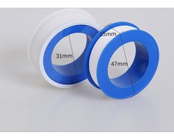 Een Roll Sanitair Loodgieter Montage Draad Seal Tape PTFE Voor Waterleiding Afdichting - 10 meters * 1.2cm