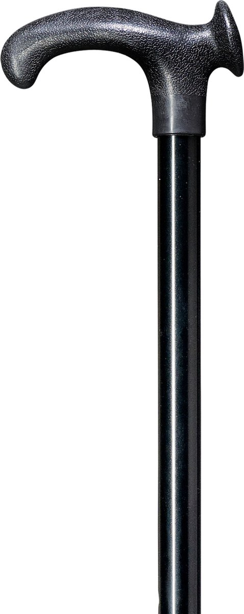 Gastrock Verstelbare wandelstok - Zwart - Relax-grip - Linkshandig - Ergonomisch handvat - Verstelbaar - Lengte 76 - 99 cm - Aluminium - Gewicht 295 gram - Diameter wandelstok 18 mm - Wandelstokken - Voor heren en dames - Anatomische wandelstok