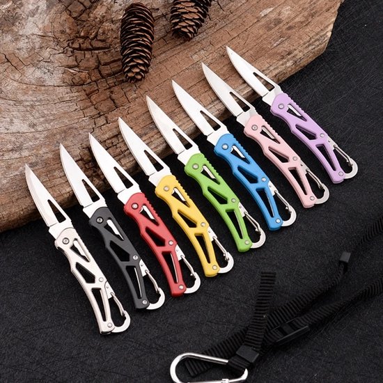 Zakmes - Vouwmes - Survival Vouwmes - Sleutelhanger Zakmes - RVS - EDC ...