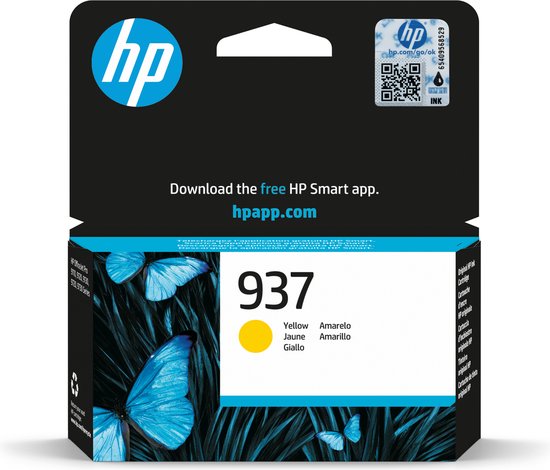HP 937 - Inktcartridge - Geel