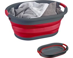 Westmark Wasmand - opvouwbare wasmand, ruimtebesparend en praktisch, handgrepen, geschikt voor opbergdoeleinden of als organizer, ideaal voor Tiny Living - 24 liter