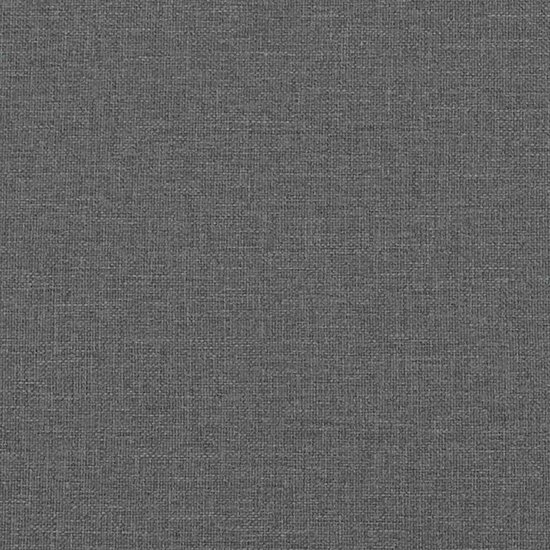 vidaXL - Coussin tête de lit - 180 - cm - tissu - gris foncé