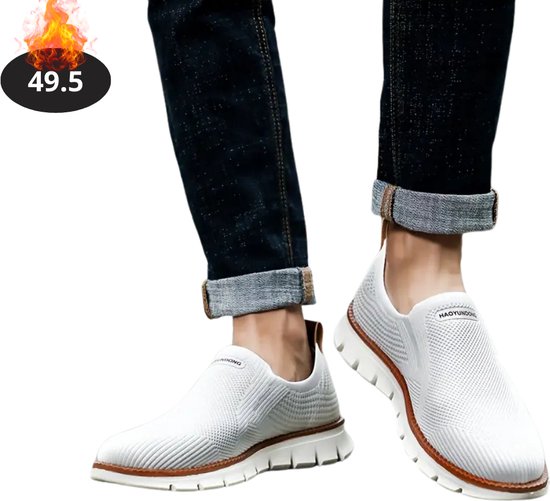 Chaussures pour femmes Nivard Homme - Baskets pour femmes - Confortables - Décontractées - Adulte - Lait - Taille 49,5