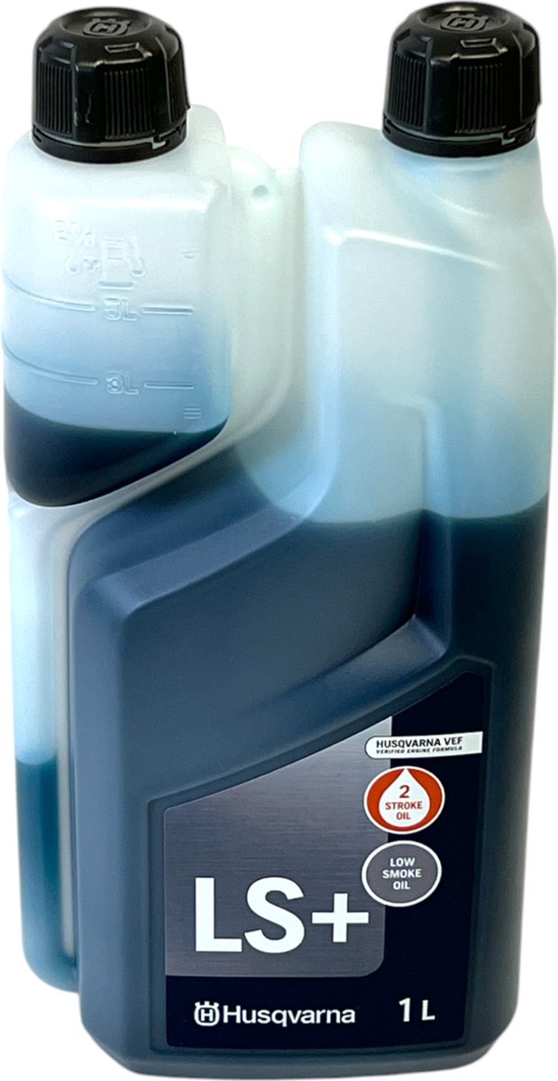 Husqvarna 2x LS+ tweetaktolie 1 liter ( 2x 578037002 ) - 2-taktolie - Low Smoke Oil — afbeelding 5