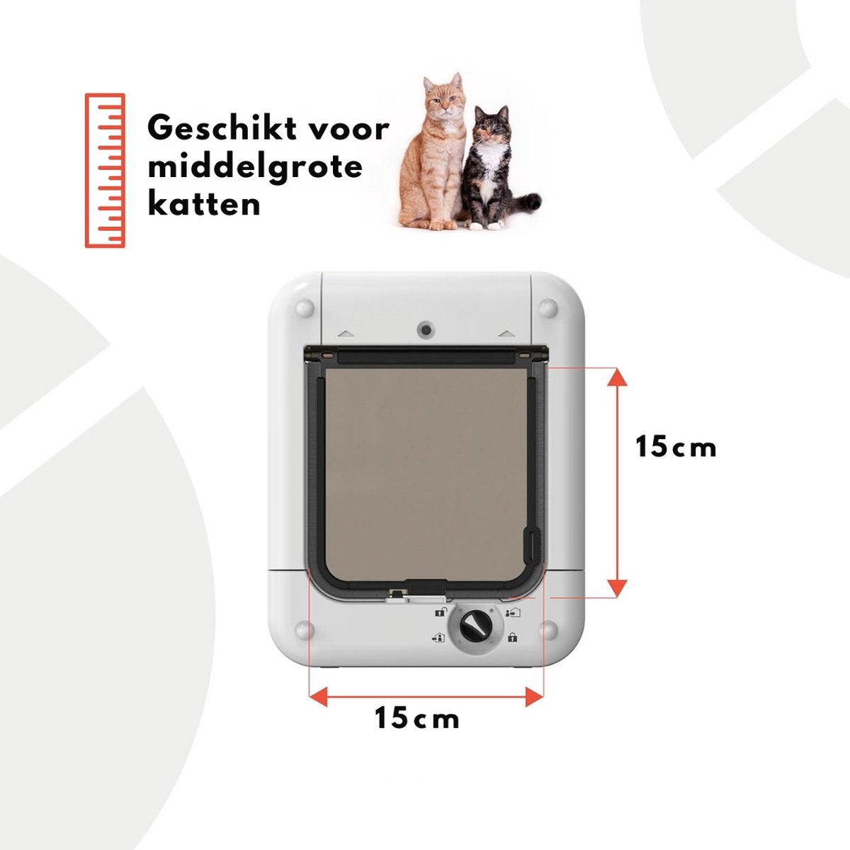 Groupe SEB Kattenluik 360W Microchip Activated Kattenklep thumbnail 5