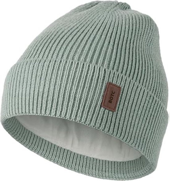 BOTC Muts - Winter Muts - One size - Unisex - Muts dames - Muts heren - Lichtgroen