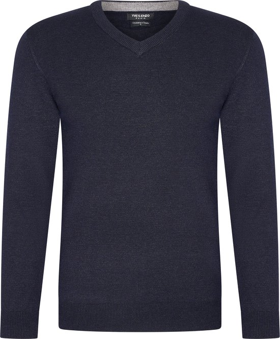 Btmpmcs Heren Effen V-hals Truien Casual Slim Fit Truien Truien Truien Lange Mouwen met Mock Shirt Kraag Insert Gebreide Sweatshirt Shirts Tops