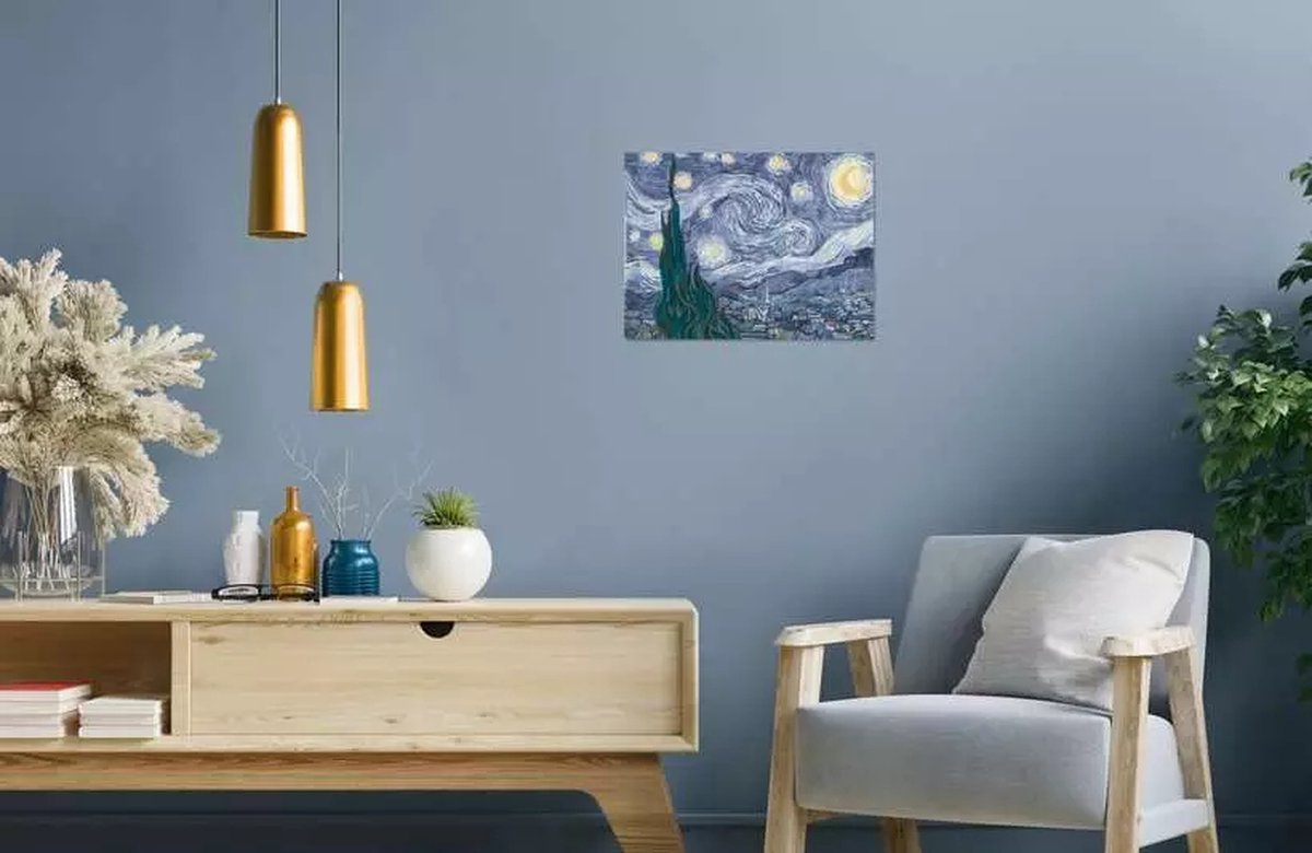 Ravensburger The Starry Night (Van Gogh) - Schilderen op nummer voor volwassenen — afbeelding 6