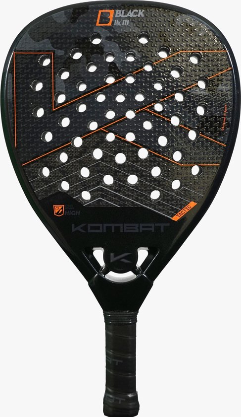 Padelracket Kombat Black MKIII - 3D carbon (diamant) - 2025 | aanvallend spel