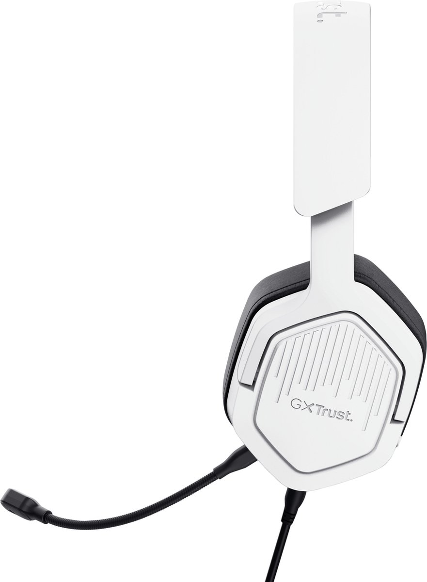 Trust GXT 492W Carus - Gaming Headset - Stereo - PS5/PS4/PC/Switch - 3.5mm - Wit thumbnail 6