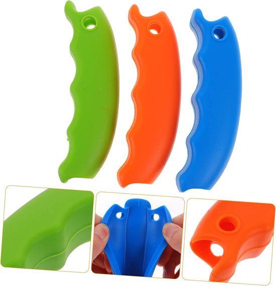 Papieren Draagtas Met Handvat Circle Blauw 16x8x21cm 25stuks Krabbendam