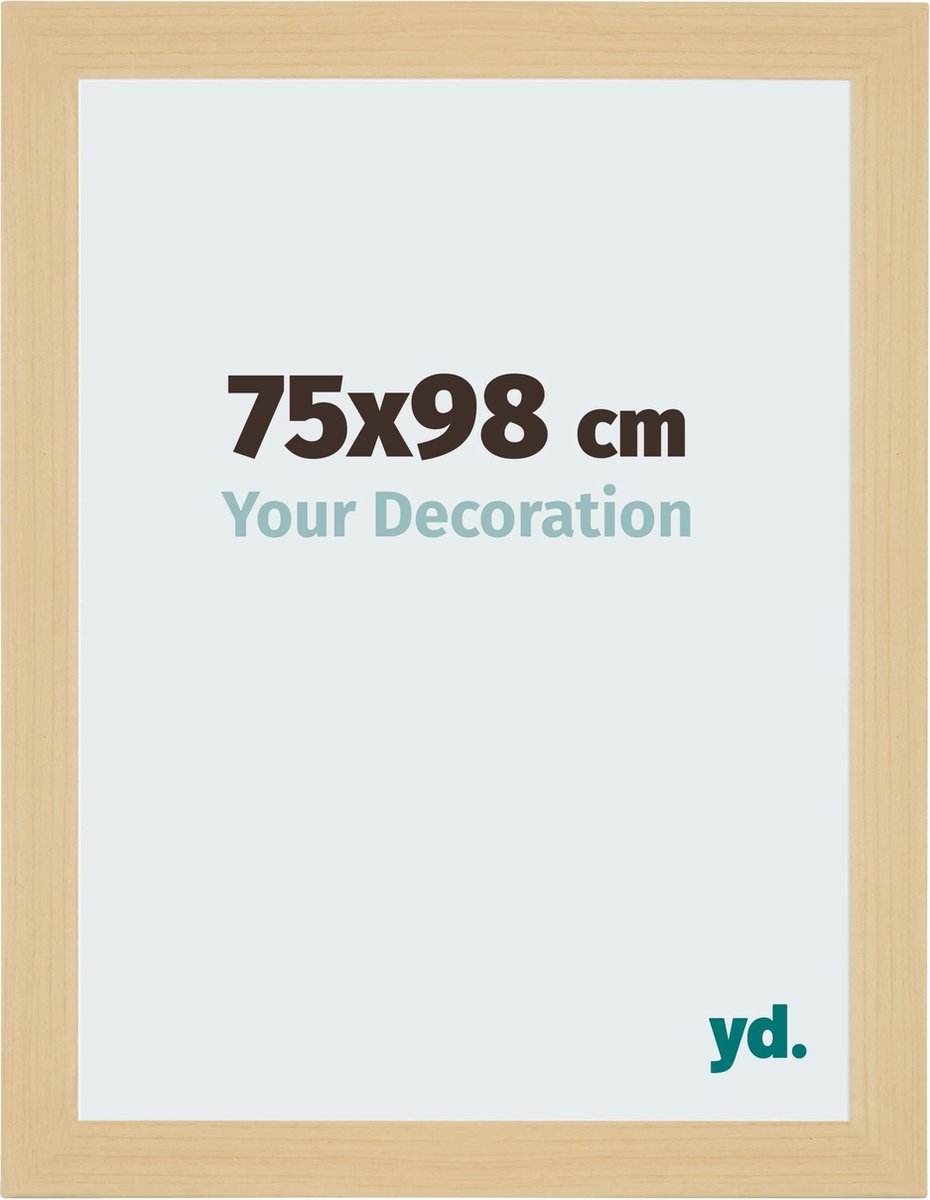 Your Decoration - Fotolijst 75x98 cm - MDF - Ahorn Decor - Mura